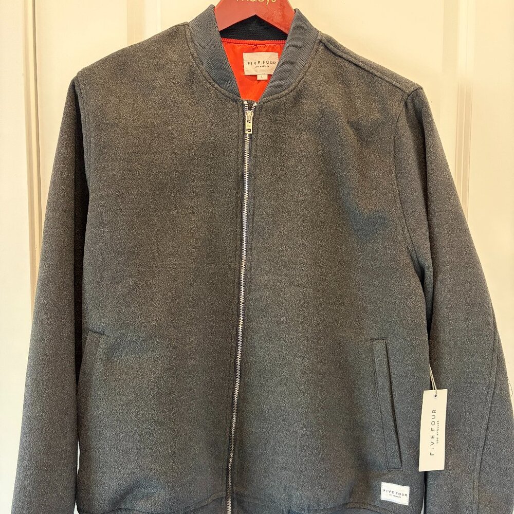 Mens Five Four Chamonix Jacket Size L Charcoal